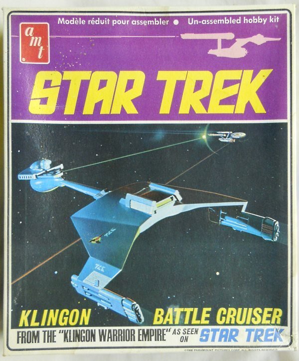 AMT 1/635 Klingon Battle Cruiser Star Trek TV Series, S952 plastic model kit